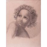 Künstler des 18. Jhd. / Artist of the 18th century"Kinderportrait"
Aquarell-Zeichnung, Bleistift, 37