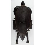 Afrikanische Senufo Maske Kolonialzeit / African Senufo mask, colonialism periodHolz, beschnitzt, L: