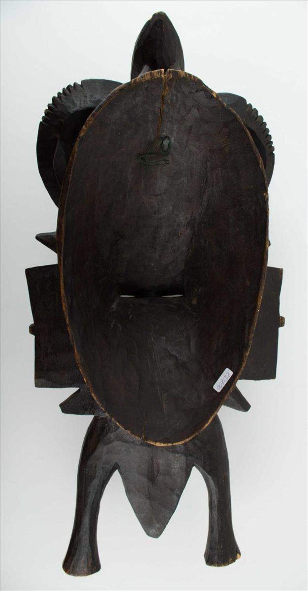 Afrikanische Senufo Maske Kolonialzeit / African Senufo mask, colonialism periodHolz, beschnitzt, L: