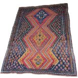 alter Orintalischer Teppich / Old oriental carpethandgeknüpft,  ca. 190 cm x 142 cm /
tied by