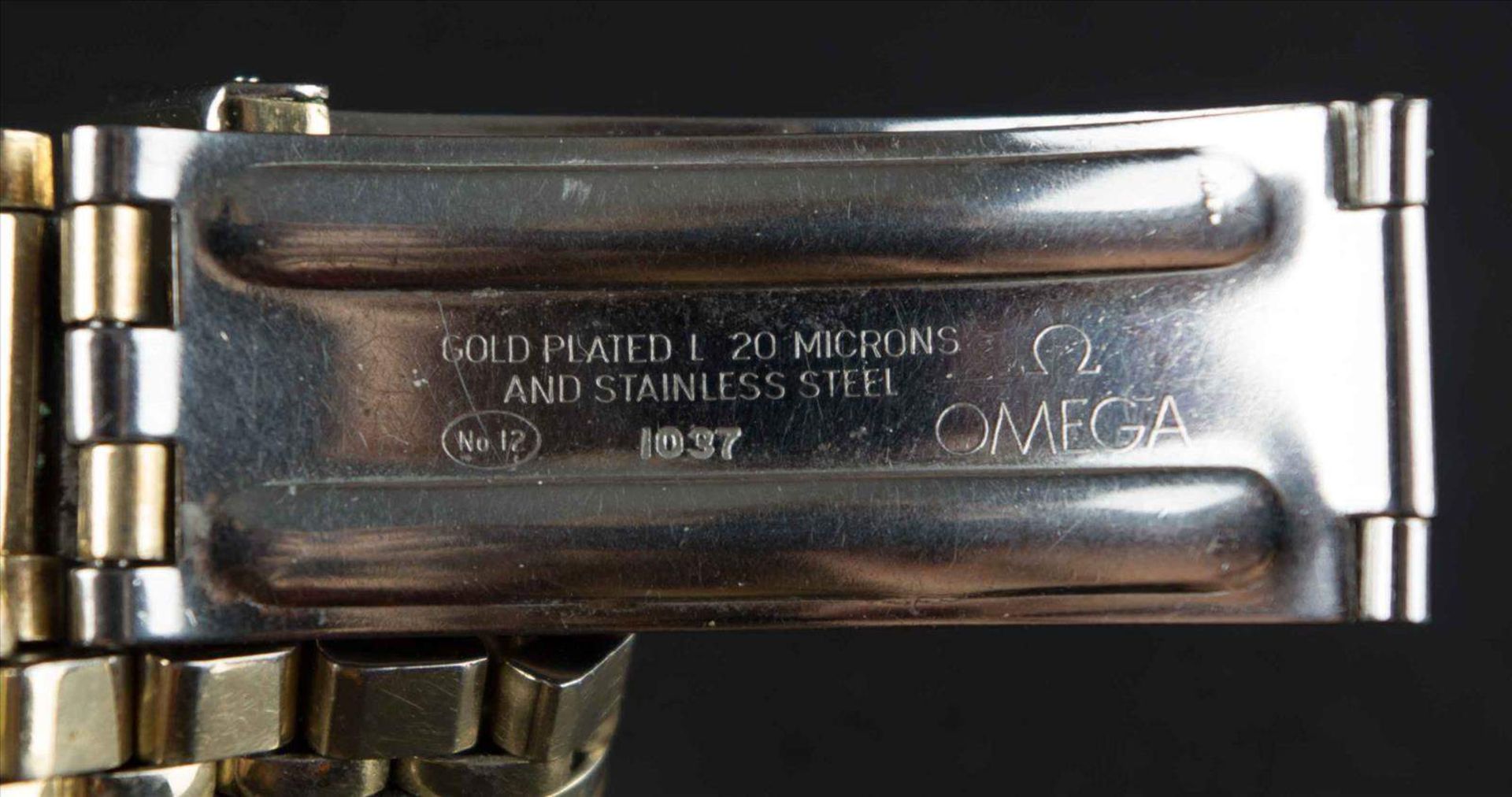Omega Seamaster Automatic Gold Plate  Swiss Vintage Men's WatchDie Uhr läuft, Die Uhr zeigt - Bild 5 aus 5