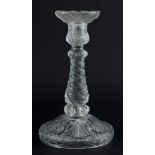 Kerzenleuchter / CandlestickPressglas, H: ca. 21,5 cm /
pressed glass, height: c. 21,5