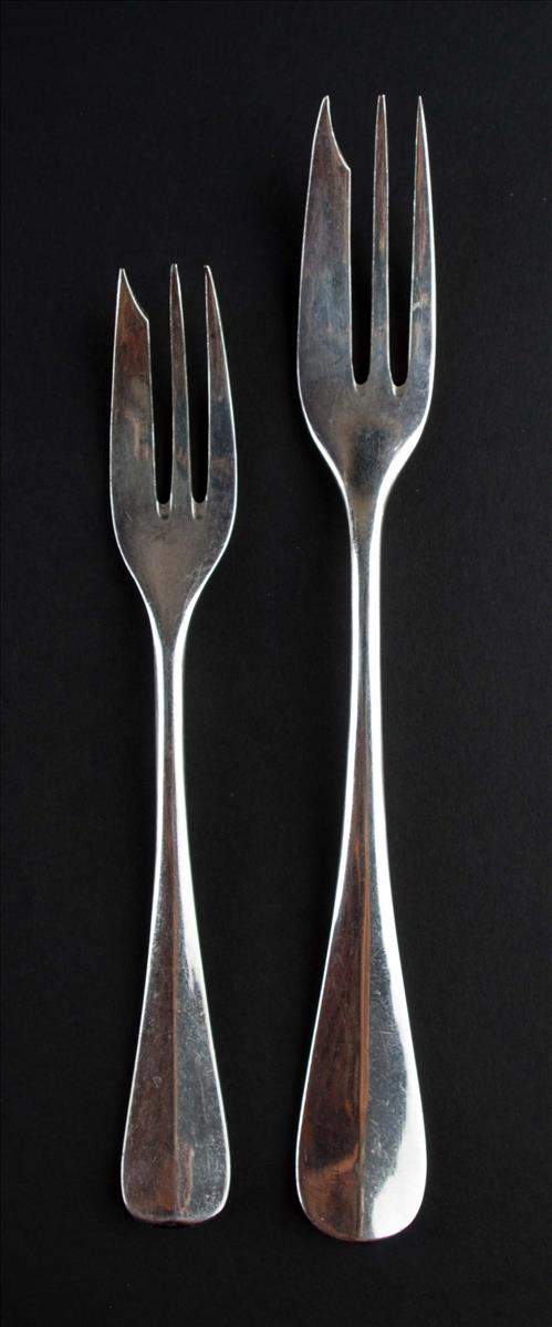 Konvolut Besteck Wellner / Convolute silverware, Wellnerversilbert, 53 teilig, 6 kleine Löffel, 2 - Image 8 of 12