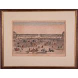Antoine BASSET (?-1775)"la grande Avenue de Paris a´  Versailles"
Grafik-Multiple, colorierter