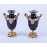 Paar kleine Vasen wohl Frankreich um 1900 / Pair of small vases probably France, about 1900wohl