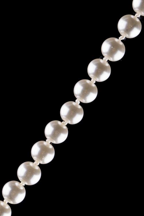 PerlenketteL: 58 cm, Ø der Perlen 7 mmMindestpreis: 20 EUR - Image 2 of 2