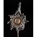 Brosche im Jugendstil / Jugendstil Brooch925er Silber / Silver 925/000