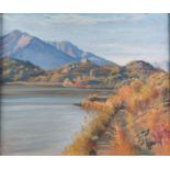 Piero MONTI (1910-1994)"Lago Canavese"
Gemälde Öl/Leinwand/Malkarton, 49 cm x 59 cm,
verso