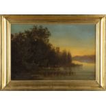 Anton ZWENGAUER (1810-1884)"Abendliche Stimmung mit Blick auf die Fraueninsel, Chiemsee"
Gemälde