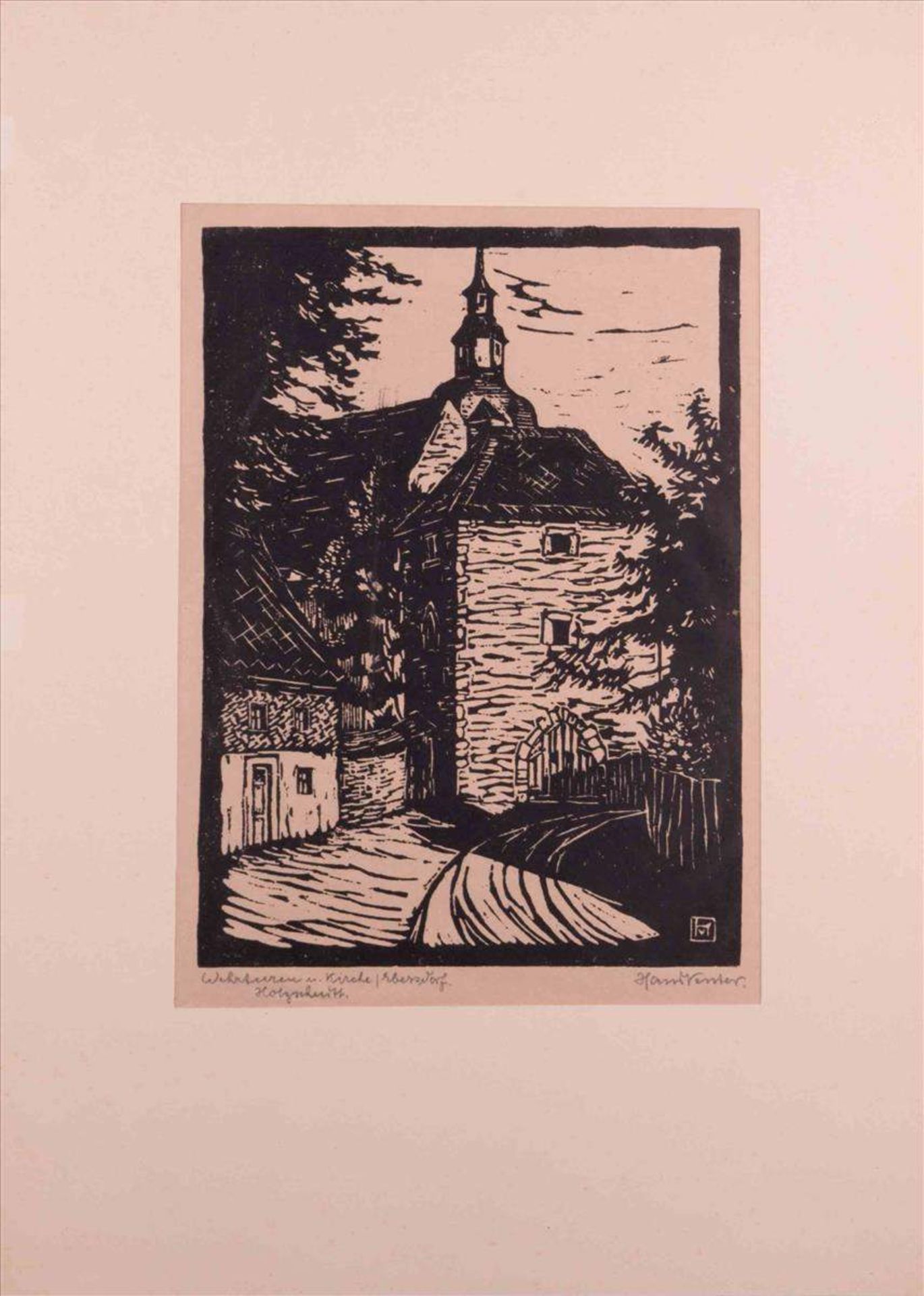 Hans VENTER (XIX)"Mappe Kirche zu Ebersdorf"(5)
Grafik-Multiple, Holzschnitt, 5 Stück,  je 30 cm x - Bild 2 aus 4