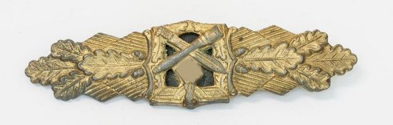 Nahkampfspange  in Gold, III. Reich, Sammlerreplik