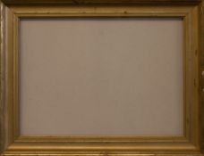 Bilderrahmen  um 1900, Holz bronziert, Innenmaß 41 x 31 cm, Außenmaß 48,5 cm x 38,5 cm