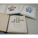 SammlungDDR, 3 Vordruckalben, 1949-1990, postfrisch u- gestempelt (ab 1955 postfrisch)
