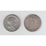 2 MarkBaden 1902, Friedrich ss+/ vzMindestpreis: 30 EUR