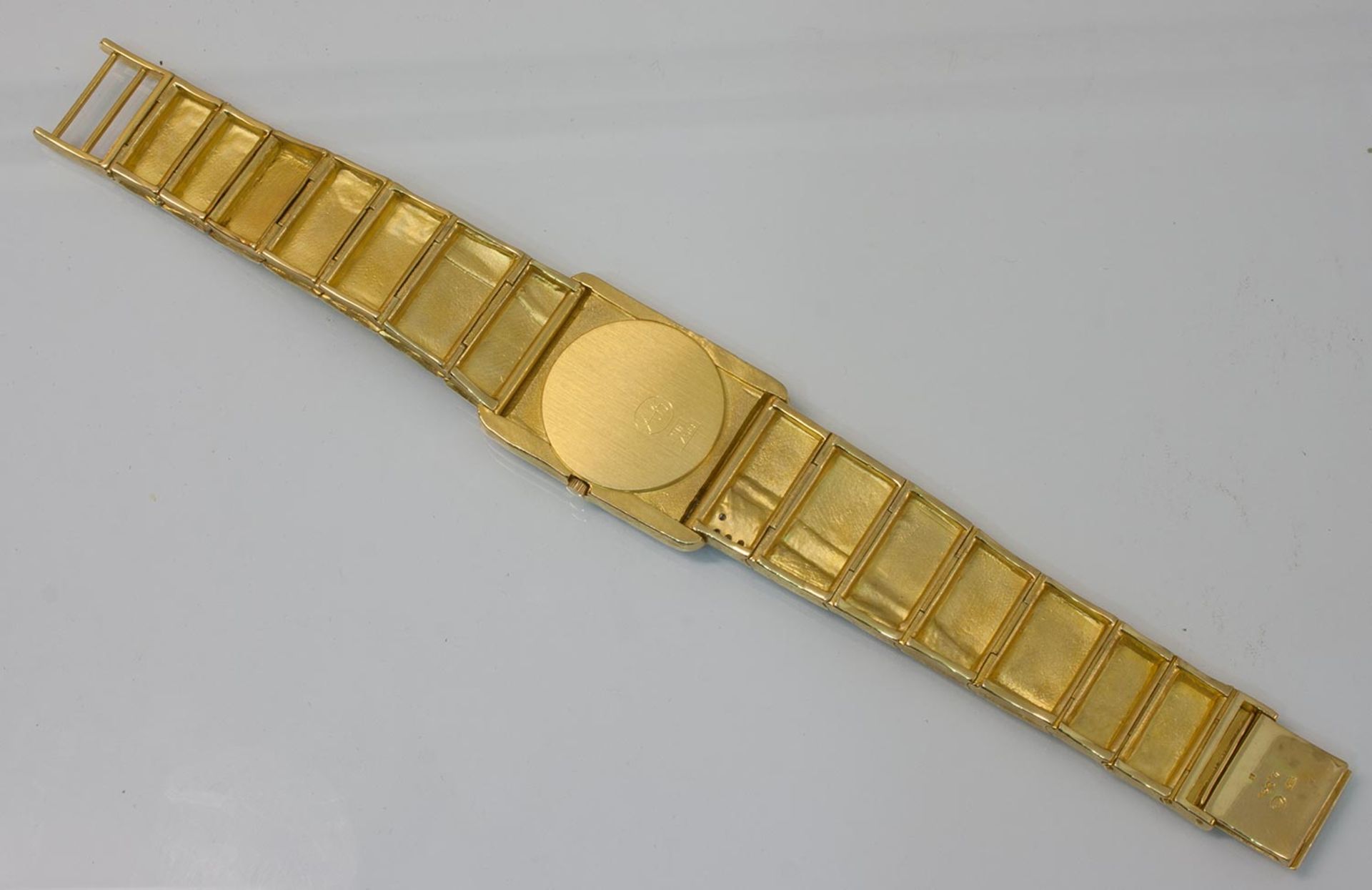 Herrenarbanduhr750er GG-Gehäuse und -armband, Gesamt-G. 142 G, (Uhrenhersteller ARS /Atelier - Bild 2 aus 2