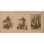 Unbekannt(Kupferstecher des 19. Jh.)Portraits englischer GeneräleKupferstiche, 3 Blätter, ca. 20 x