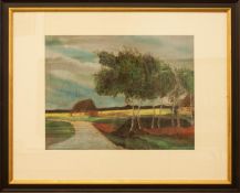 Udo Peters(Hannover 1884 - 1964 Worpswede, deutscher Landschaftsmaler, Std. a.d.