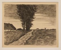 Magarete Seibel(1876 - 1957, deutsche Malerin u. Grafikerin)Weite norddeutsche LandschaftOriginal