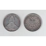 3 MarkSachsen 1913, Völkerschlachtdenkmal, vzMindestpreis: 20 EUR