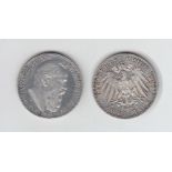2 MarkBayern 1911, Luitpold, ss+/ vzMindestpreis: 25 EUR