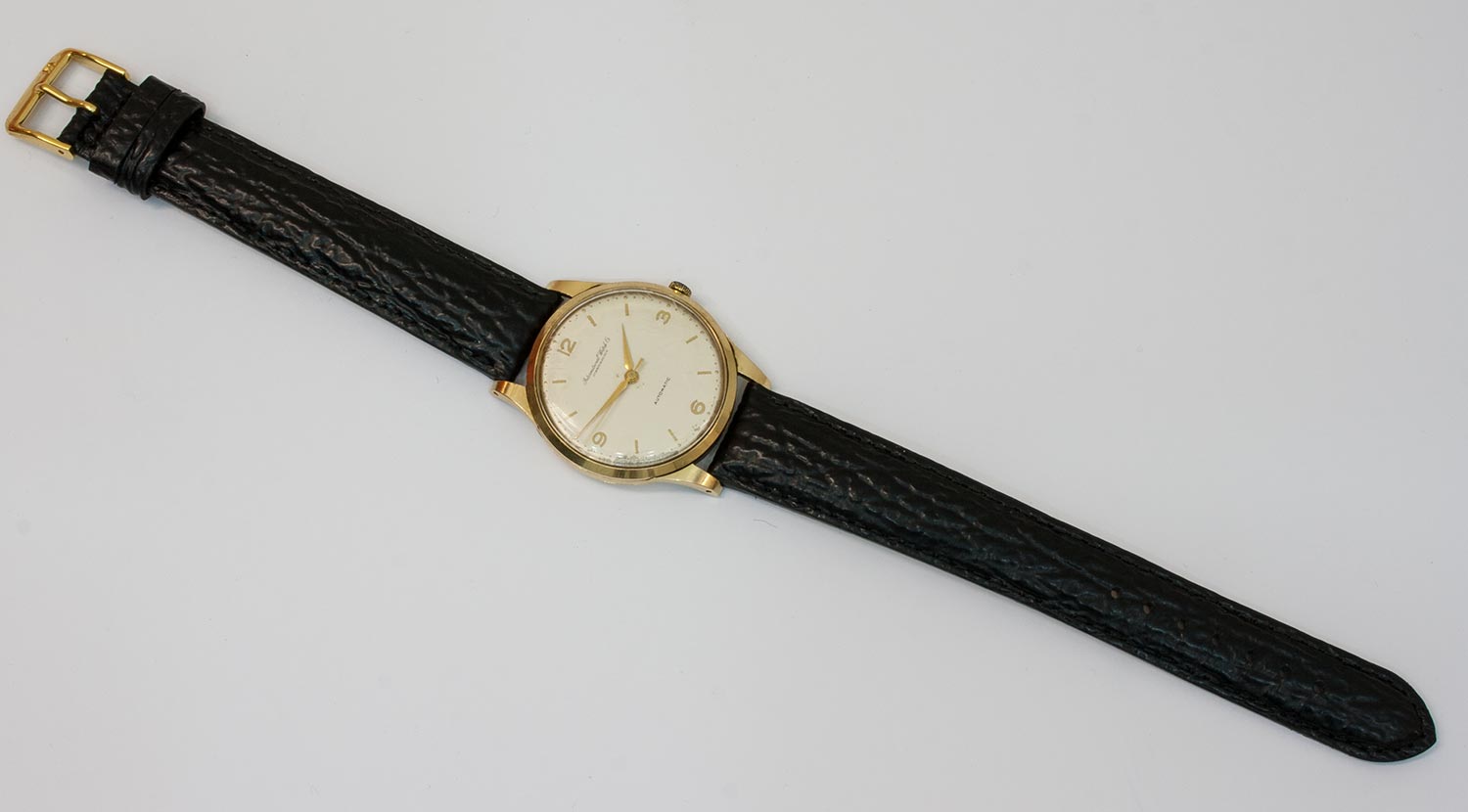 HerrenarmbanduhrInternational Watch & Co Schaffhausen um 1960, Automatikwerk, Werk Nr. 1460608, Cal.