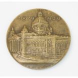 Bronze-Medaille50 Jahre Reichsgericht Leipzig (1879-1929), Medailleur Alfred Vocke Kassel, Herst.
