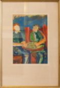 Arthur Degner(Gumbinnen/ Ostpreußen 1887 - 1972 Berlin, expressiver Maler u. Zeichner, Std. a.d.