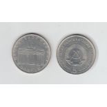 5 MarkDDR, 1971, Brandenburger TorMindestpreis: 1 EUR