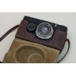 KleinbildkameraContax I, Zeiss Ikon, Tessarobjektiv, 1934, mit Original TascheMindestpreis: 60 EUR