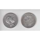 2 MarkPreussen 1903, Wilhelm II., SilberMindestpreis: 10 EUR