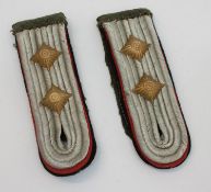 Paar SchulterstückeHauptsturmführer, SS ArtillerieMindestpreis: 125 EUR