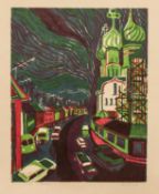 Horst Glitzner(Chemnitz 1936 -, deutscher Maler u. Graphiker, lebt u. arbeitet in Wildau)Straße in