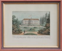UnbekanntDas Grossherzogliche Palais von der Gartenseite in DoberanFarb-Lithografie um 1860, ca.