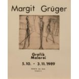 Margit Maria Grüger(Cainsdorf 1946 -, Malerin, Zeichnerin, Grafikerin u. Bildhauerin, Std. a.d. FS