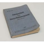 Dienstvorschrift"Schießvorschrift für das schwere Maschinengewehr", Verlag Mittler u. Sohn/