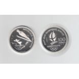 100 FrancsFrankreich 1991, Albertville 92, Silber, PPAufrufpreis: 10 EUR