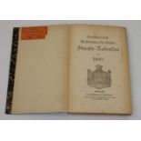 Staatskalender"Großherzoglich Mecklenburg - Strelitzischer Staats-Kalender 1868", Verlag der