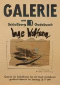 Inge Wolfram(geb. 1949, in Dargun tätige Malerin u. Grafikerin)Ausstellungsplakat Galerie am