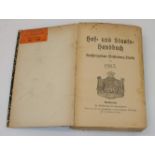 Staatshandbuch"Hof- und Staatshandbuch des Großherzogtums Mecklenburg-Strelitz 1913", Verlag der