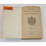 Staatskalender"Goßherzoglich Mecklenburg - Schwerinscher Staats-Kalender 1871", Verlag des