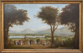 Frèderic Frègevize (Fregewitz)(Genf 1770 - 1849 Genf, schweizer Landschafts- u. Historienmaler,
