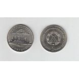 5 MarkDDR 1988, Überseehafen Rostock, stgl.Aufrufpreis: 4 EUR