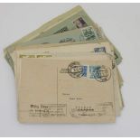PostenBriefumschläge und Postkarten, gestempelt, 25 WerteAufrufpreis: 10 EUR