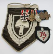 OrdensspangeEisernes Kreuz II. Klasse (Ausführung 1957), Kriegsverdienstkreuz mit Schwertern,