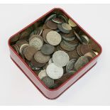 Lot MünzenDeutsches Kaiserreich Klein Münzen, 1 - 50 Pfennig, Gewicht ca. 500 gr.Aufrufpreis: 30