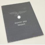 Kunst der FrontMappe für die Luftwaffe mit 6 von 12 Bildern, incl. Widmungsschreiben, Verlag
