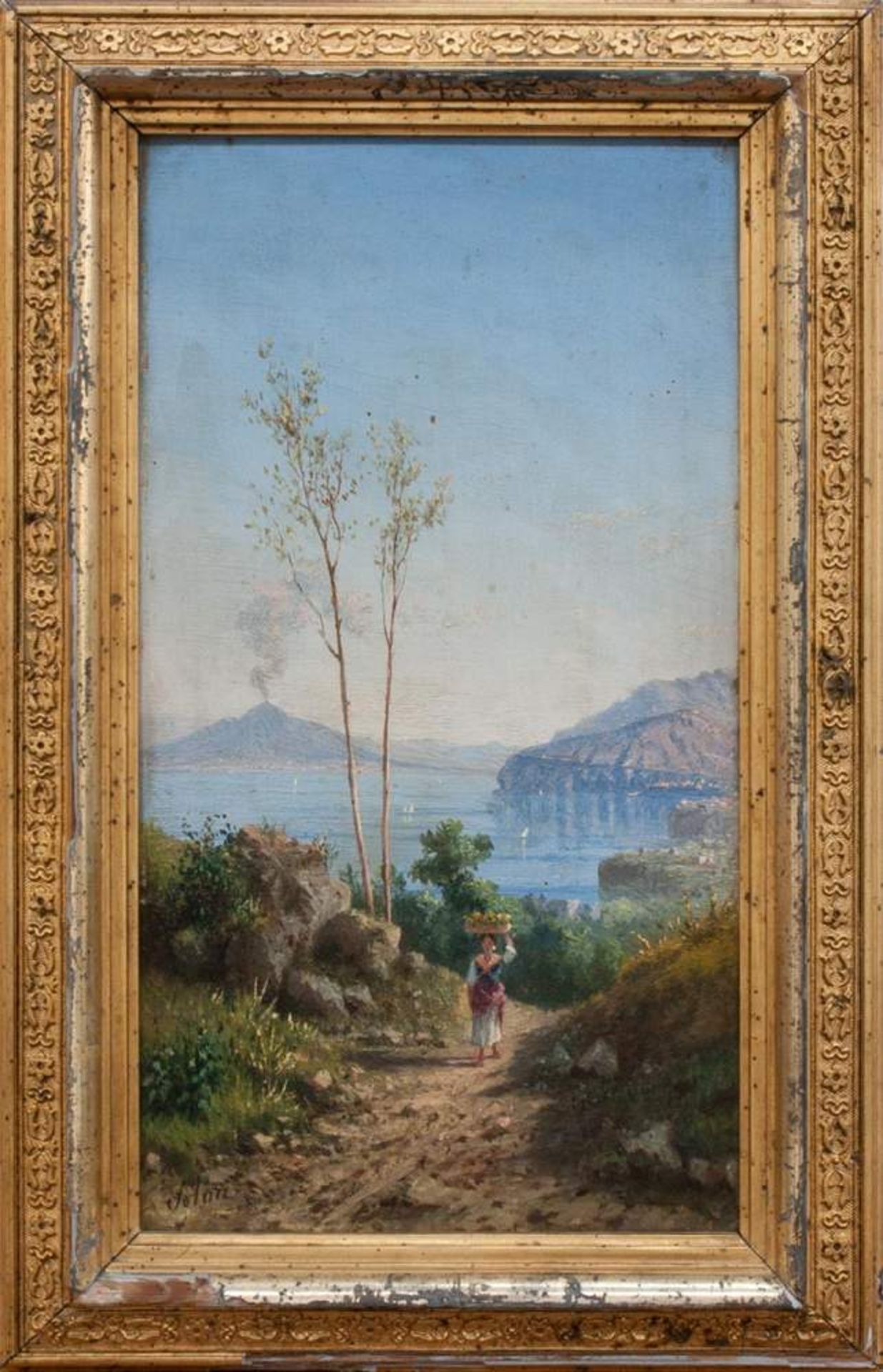 Achille Solari(1835 - 1884, italienischer Landschaftsmaler, Std. am Institut d. Schönen Künste
