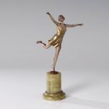 Reserve: 1100 EUR        Lorenzl, Josef zugeschrieben: Ausdruckstänzerin. Bronze zumeist