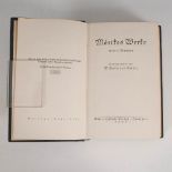 Reserve: 40 EUR        "Mörikes Werke". 3 Bände. Stuttgart 1922. Herausgeber Wilhelm von Scholz.