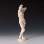 Reserve: 3900 EUR        Scailliet, Emile Philippe: Elfenbein-Frauenakt "Phryne". Elfenbein,